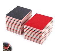 jwtyu Éponges à Poncer 24 Pièces Eponge Abrasive 320-3000 Eponge Poncage pour Les Applications sur Métal Bois Automobile Mobilier Peinture Plastique et Bricolage