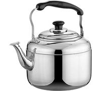 JWXQY Bouilloire Sifflante d'acier Inoxydable, Bouilloire 4L / 5L / 6L / 7L / 8L / 10L Cuiseur Gaz Grande Capacité Bouilloire Ménage épaissie Suitable for All Types