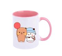 JXAXD Bubu Dudu Tasse 330 ml, Tasse en céramique Bubu Dudu pour thé et café, Tasse classique Mochi Cat Meilleur cadeau Tasses à café drôles, B