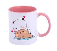 JXAXD Bubu Dudu Tasse 330 ml, Tasse en céramique Bubu Dudu pour thé et café, Tasse classique Mochi Cat Meilleur cadeau Tasses à café amusantes