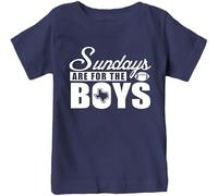 JXAYCHQZ Sundays are for The Boys Dallas Kid's Shirt for Football Fans(3X-Large)