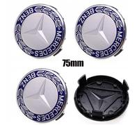 jxc-40x Logo 75MM Blue origine Centre De Roue Jante Cache Moyeu Emblème Pour Mercedes Benz