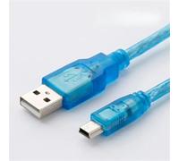 JXCHSWOU Câble de débogage USB-MINI for servomoteur série A5/A6, câble de programmation USB-A5/A6(USB-Mini (Blue),5m)