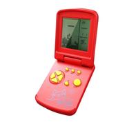 JXD 3.5" Console de Jeu Block avec Design Rabattable Unique 26 Jeux de Briques rétro intégrés Plusieurs Modes Difficulté/Vitesse Réglables Jeux éducatifs pour Enfants Cadeaux de Noël/Fêtes (Rouge)