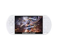 JXD Console de jeu vidéo portable rétro 13 cm 16 Go 128 bits 3000 jeux intégrés pour Arcade NEOGEO/CPS/FC/NES/SFC/SNES/GB/GBC/GBA/SMC/SMD/SEGA blanc