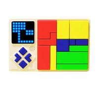 JXD Super Puzzle électronique Labyrinthe Console de Jeu de Blocs Entraînement Concentration/à la Pensée Logique Interaction Parent-Enfant Jouet éducatif Cadeaux Enfants/Ados/garçons/Filles (Bleu)