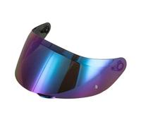 JXDYY Visière Casque Moto pour AGV K1 K1S K5 K5S K3SV, Anti-UV Visière Intégrale, Lentille Casque de Bouclier Vent Moto,Normal-D Rainbow