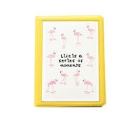 JXE Flamingo Album photo pour Fujifilm Instax Wide 300/210 Films instantanés 5" Jaune