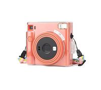 JXE Housse de protection transparente pour appareil photo Fujifilm Instax Square SQ1 avec bandoulière