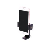 Jxe Support Universel pour Smartphone téléphone Portable Clamp Adaptateur de Support pour iPhone Samsung et Tous Les téléphones, Pivote Portrait et Paysage
