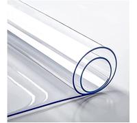 JXFS Nappe Cristal Transparente Rectangulaire Film De Protection en,PVC MatéRiel,Convient pour Salle à Manger,Salon Et Le Bureau,éTanche RéSistant à l'usure Isolation