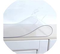 JXFS Nappe Cristal Transparente Rectangulaire Film De Protection en,PVC MatéRiel,Convient pour Salle à Manger,Salon Et Le Bureau,éTanche RéSistant à l'usure Isolation