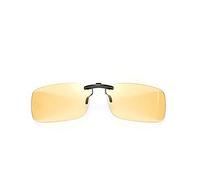 JXFS Ultra Adultes Clip sur Effacer Anti Bleu Lunettes de Blocage Filtre UV Anti Fatigue Fatigue oculaire Complicité Sommeil Hommes Unisexe supprimer des lentilles Transparentes Lunettes de lectu