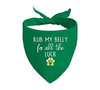 JXGZSO 1 bandana pour chien de la Saint-Patrick - Décoration de fête pour fête (All The Luck D)