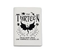 JXGZSO Book Lovers Reader Passport Bag Travel Essentials Merch, The Thirteen Pb UK, 1, Sac passeport