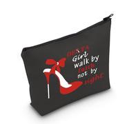 JXGZSO Delta Sigma Theta Sorority Trousse à maquillage Delta Girl Walk By Faith Not By Sight