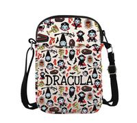 JXGZSO Dracula Sac à bandoulière Cryptozoologie Cadeau de créature cryptide Cadeau Mythique Dracula Sac à bandoulière Cadeau pour les amoureux des vampires, Dracula Cb UK