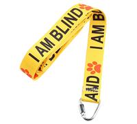 JXGZSO Laisse pour chien aveugle/I Am Blind - Alertes pour chiens aveugles - Cadeau pour besoins spéciaux (I Am Blind Lahes)