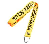 JXGZSO Laisse pour chien « Do Not Pet/Not Dog Friendly » - Sans contact oculaire - Give Me Space - Laisse de sauvetage pour chien (non compatible avec les chiens)