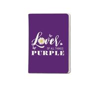 JXGZSO Lover of All Things Sac de passeport violet pour amoureux Cadeau de voyage Essentials Merch, Things Purple Pb UK, 1, Sac passeport