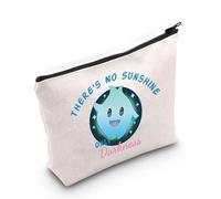 JXGZSO Luna Star Trousse de maquillage avec inscription « There's No Sunshine Only Darkness », There No Sunshine Only Darkness