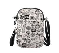 JXGZSO Sac à bandoulière avec symbole aztèque - Cadeau indien - Cadeau mythologique - Cadeau pour les amoureux aztèques et mayas, Sac symbole aztèque, small