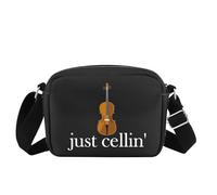 JXGZSO Sac à bandoulière horizontal pour violoncelle - Cadeau symphonique pour musicien, Just Cellin Hcb UK