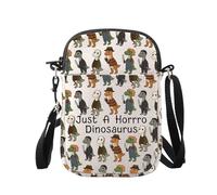 JXGZSO Sac à bandoulière Horror Killer - Cadeau amusant - Dinosaure tuant un dinosaure, Sac tueur de dinosaures, small