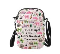 JXGZSO Sac à bandoulière inspiré de la musique - Cadeau pour fan de cinéma - Cadeau idéal pour les fans de cinéma, Sac d'amitié musical, small