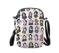 JXGZSO Sac à bandoulière inspiré de l'anime, personnage méchant, cadeau pour fan d'animation, sac à bandoulière pour amoureux, Sac Anime Villain, small