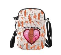 JXGZSO Sac à bandoulière Marcus The Worm - Cadeau amusant - Cadeau pour amoureux des personnages - Sac Hello Robert, Sac Marcus le ver, small