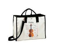 JXGZSO Sac fourre-tout anatomique pour violon - Cadeau pour amateur de violon - Cadeau pour professeur de musique, Violon Lt UK