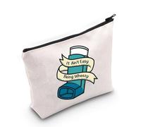 JXGZSO Sac pour inhalateur d'asthme It Ain't Easy Being Wheezy Sac d'organisation pour thérapeute respiratoire, Il n'est pas facile d'être Wheezy, 1 Count (Pack of 1)