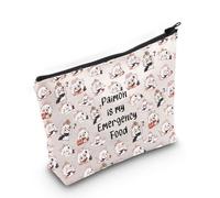JXGZSO Trousse de maquillage fantaisie inspirée de l'anime Paimon is my Emergency Food Traveller Cadeau pour les amateurs d'anime, Sac Paimon