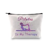 JXGZSO Trousse de Pilates amusante - Cadeau de Pilates - Pour Pilates Is My Therapy - Cadeau de méditation, Pilates Is My Therapy