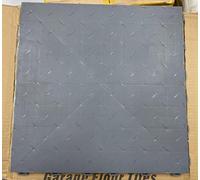 jxgzyy Lot de 30 ferrures de sol de garage - 40 x 40 x 18 mm - Standard industriel - Structure double face antidérapante - Pour garages, caves, ateliers, gris