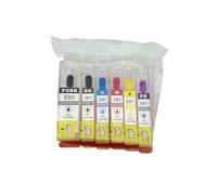 JXHDWYTYO Cartouche Rechargeable, Puce permanente, Compatible avec TS8151 TS8152 TS9150 TS9155 TS8250 TS8350 TS8251 PGI 580 581