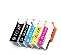 JXHDWYTYO Lot de 5 Cartouches d'encre PGI 225 PGI-225 CLI 226 Compatible avec MG5120 MG5220