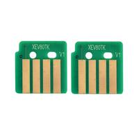 JXHDWYTYO Puce de Toner 8 pièces 006R01453 006R01456 006R01455 006R01454 Compatible avec WorkCenter 7120 7125 722 7225(8X 006R01456 c)