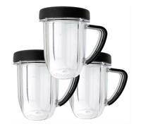 JXHOENGPO Tasse De Rechange De 850,5 G Compatible With Nutribullet RX | Comprend Un Ensemble D'anneaux À Lèvres Les Modèles RX Series 1700 W NB-301 N17-1001 Idéal For Les Smoothies(3-Pack)