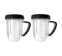 JXHOENGPO Tasse De Rechange De 850,5 G Compatible With Nutribullet RX | Comprend Un Ensemble D'anneaux À Lèvres Les Modèles RX Series 1700 W NB-301 N17-1001 Idéal For Les Smoothies(2-Pack)