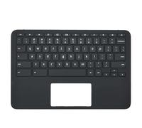 Jxjslp Boîtier supérieur de rechange pour HP Chromebook 11MK G9 EE (MediaTek) avec clavier américain M44258-001 Noir