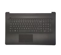 Jxjslp Clavier rétroéclairé américain de rechange pour ordinateur portable HP 17-by 17-ca 17t-by 17z-ca Majuscules Palmrest avec pavé tactile 73H0 et assemblage ODD L70716-001 Noir de jais