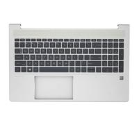Jxjslp N43875-001 Repose-main pour ordinateur portable HP Probook 450 G10 Series sans rétroéclairage Argenté