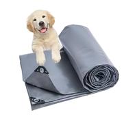 JXLQFA Bâche de Protection, 0.5x5 m 450g/m² Imperméable, Résistante, Couverture Étanche d'Extérieur Camion, Meuble de Jardin, Bois JXL11, Gris