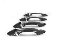 JXMFKBB Fibre de carbone 4 capots de bordure de poignée de porte extérieure de voiture/adapté for Mercedes-Benz W204 ABCES GLA GLK CLA CLS GLE SLK SLC CLASSE(RHD)