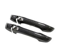 JXMFKBB /Fit for Volkswagen GOLF MK6 2008-2012 accessoires véritable fibre de carbone poignée de porte couverture cadre autocollant garniture extérieure kit de carrosserie(2 DOORS-2 SENSORS,RHD)