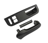 JXMFKBB Lot de 3 couvercles de poignée de porte intérieure noire 3B1867171D 1J4867180A / Convient for VW 2 portes Jetta Bora/Golf MK4 1999-2005