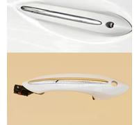 JXMFKBB Poignée de porte d'accès extérieur de voiture, sans clé, Go/Fit for BMW série 5 7 F01 F02 F06 F10 F11 520d 520i 525d 528i 51217231931 51217231933(White,Rear right)