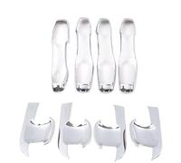 JXMFKBB Voiture Chrome Poignée De Porte Couverture Garniture Poignet Bol Autocollants Style Extérieur Décoration Accessoires De Voiture Pièces/Fit for Volvo XC60 2022-2018